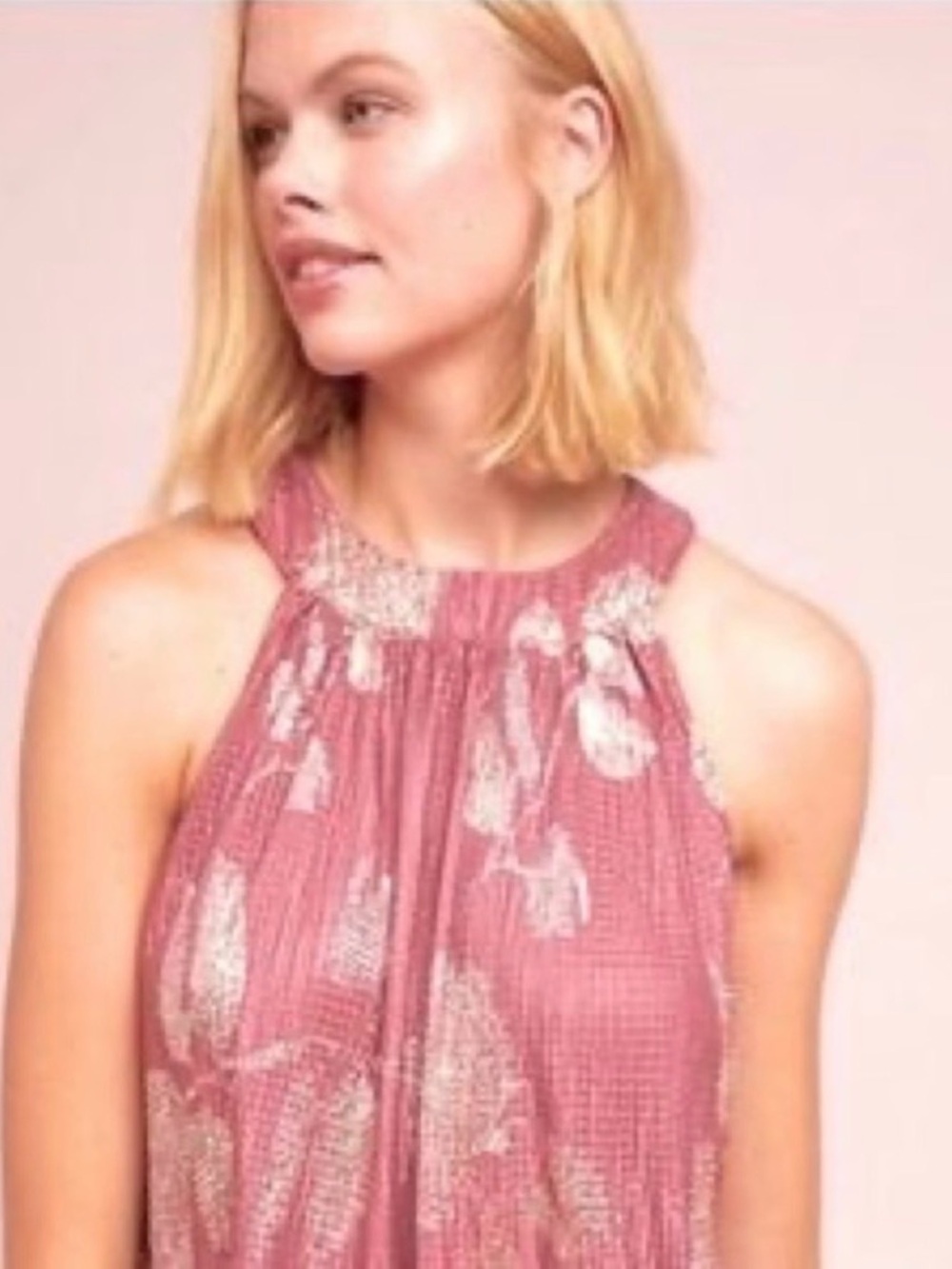 Feather and Bone by Anthropologie Floral Top